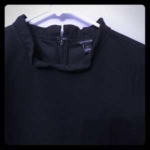 Ann Taylor ruffle neck top